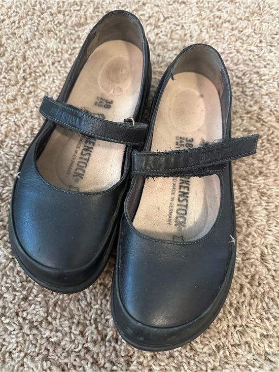 Birkenstock Shoes - Birkenstock Black Leather Mary Jane Shoes Boho leather adjustable 38
